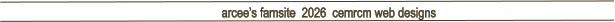 arcee�s famsite  2026  cemrcm web designs