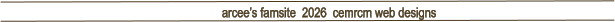arcee�s famsite  2026  cemrcm web designs