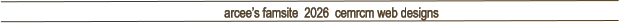 arcee�s famsite  2026  cemrcm web designs