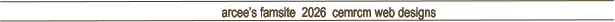 arcee�s famsite  2026  cemrcm web designs